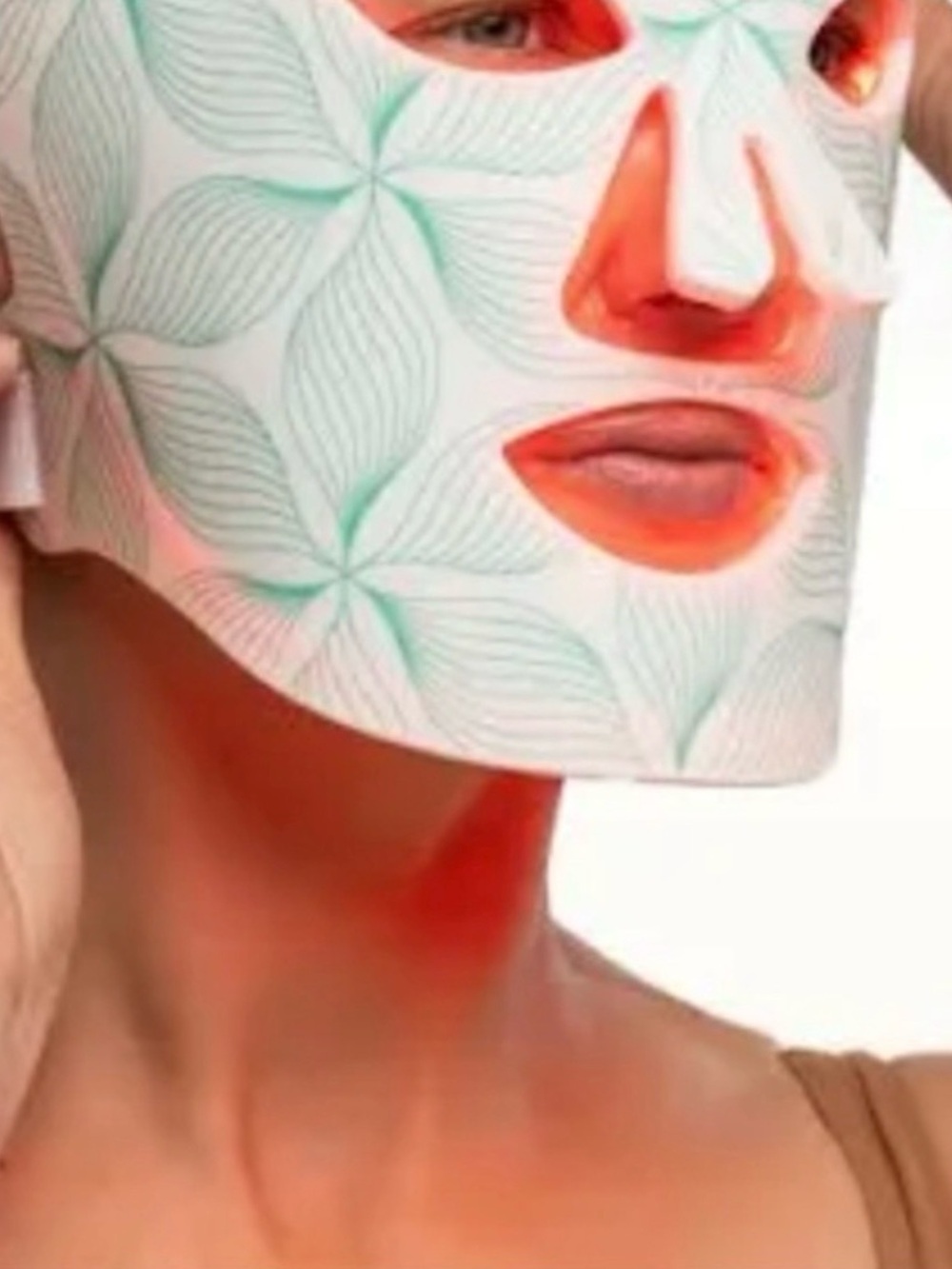 Contour LED Mask & Neck Treatment - White/Green - Picture 2 of 8
